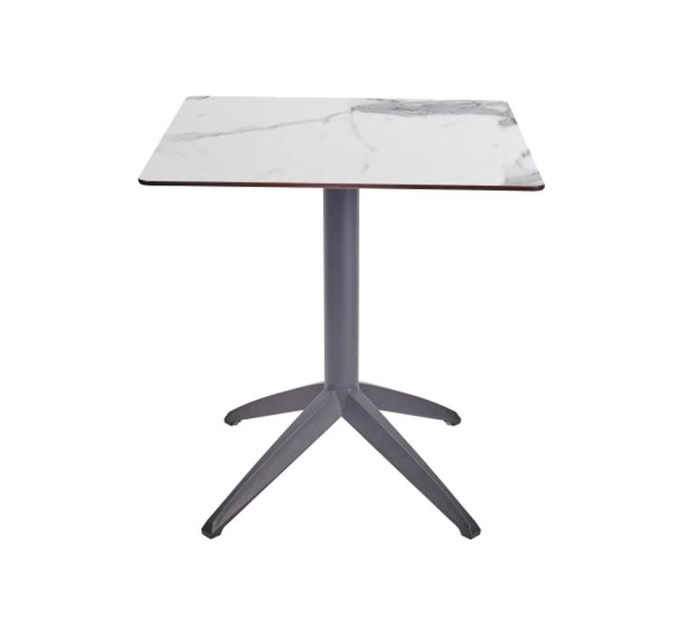 Стіл QUATRO FOLD 70X70 MARBLE-ANTRACITE1